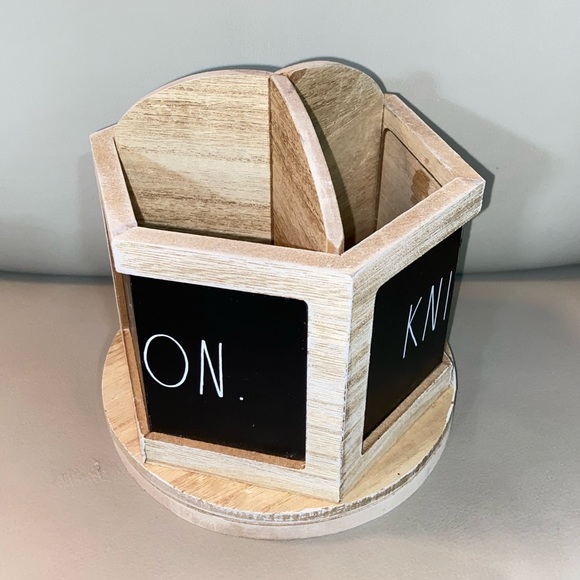 Rae Dunn Kitchen Rae Dunn Wood Utensils Holder Fork Spoon Knife